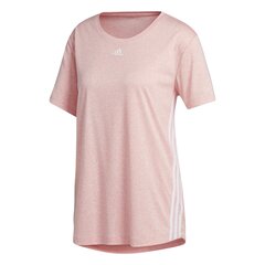 Тренировочная футболка Adidas 3 STIPE TEE, розовая цена и информация | Футболка женская | kaup24.ee