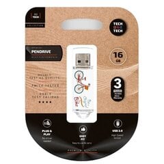 Tech One Tech TEC4005-16 16 GB цена и информация | USB накопители | kaup24.ee