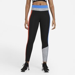 Treeningpüksid Nike W ONE CLRBK 7/8 TIGHT sinine/must цена и информация | Женские брюки | kaup24.ee