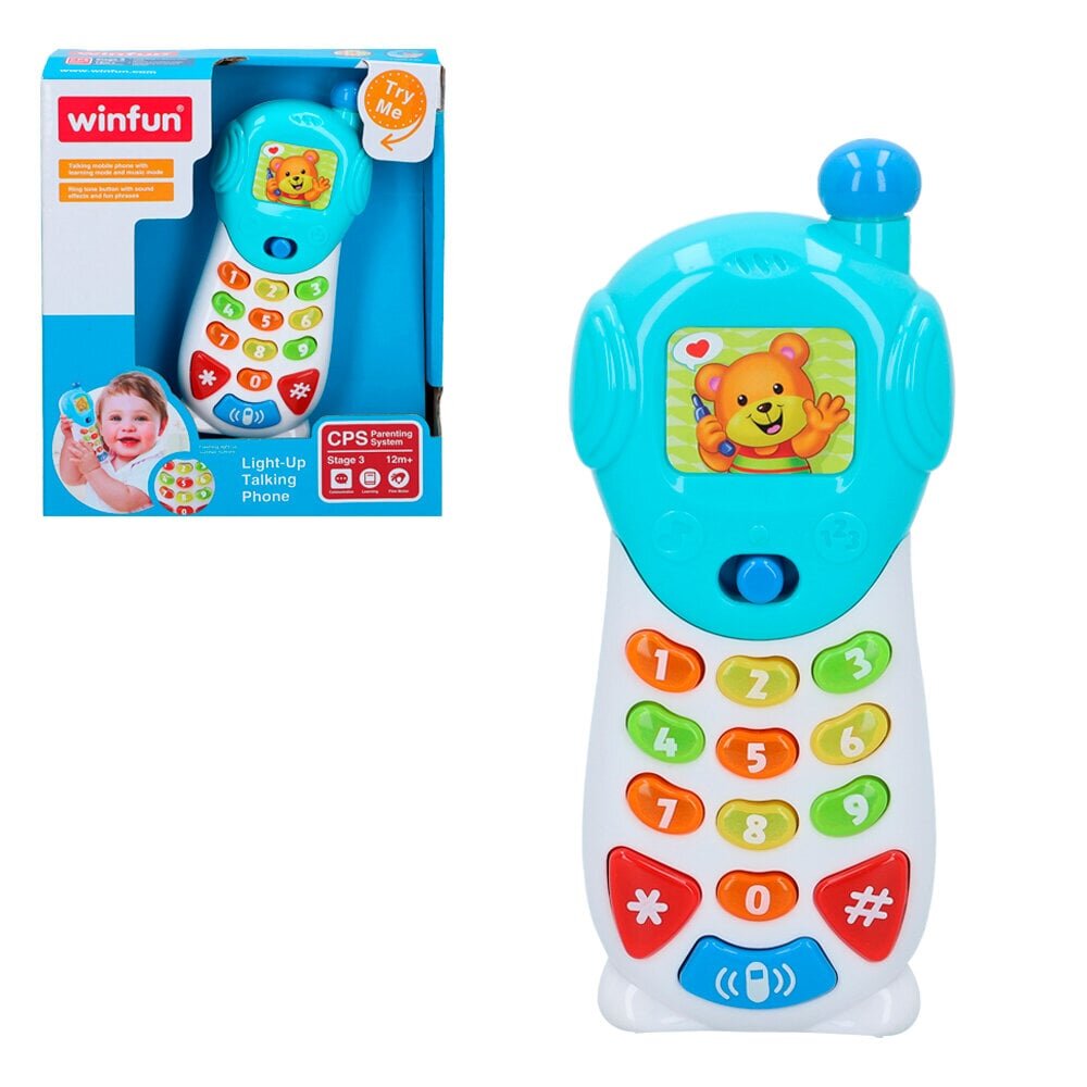 Музыкальный игрушечный телефон 12м+ Winfun цена | kaup24.ee