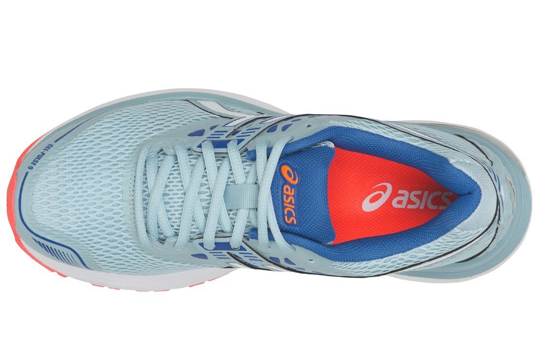 Naiste spordijalatsid Asics Gel-Pulse 9, sinine/valge hind ja info | Naiste spordi- ja vabaajajalatsid | kaup24.ee