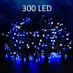 Jõuluvanik 300 LED pirniga, 21m, sinine цена и информация | Гирлянды | kaup24.ee