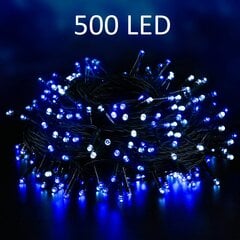 Jõuluvanik õues ja siseruumides 500 LED pirniga, 35m, sinine цена и информация | Новогодняя гирлянда Holiday, 10 светодиодов, 30 см | kaup24.ee