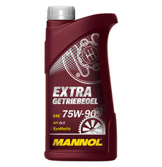 Transmissiooniõli Mannol Extra Getriebeoel SAE 75W-90, 1L, 1L hind ja info | MANNOL Autokaubad | kaup24.ee