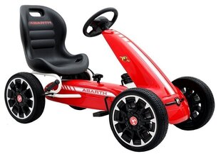 Kart lastele Abarth, punane цена и информация | Санки | kaup24.ee