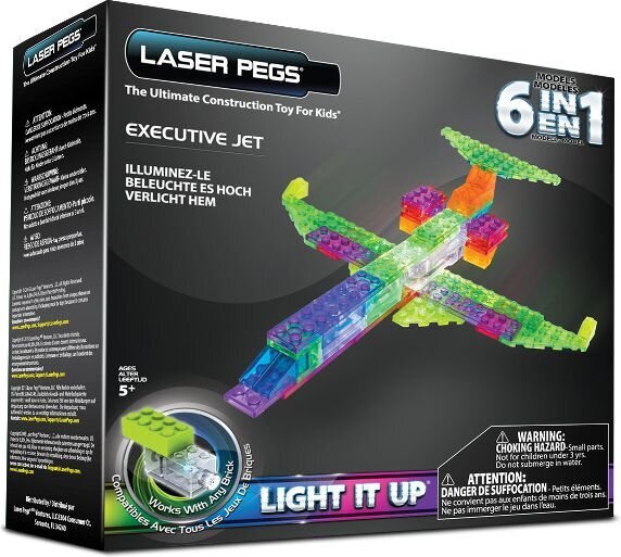 Laser Pegs 6w1 Plane (LASE0005) hind ja info | Klotsid ja konstruktorid | kaup24.ee