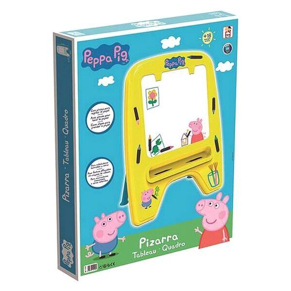 Joonistuslaud Peppa Pig Kollane (59 x 33 x 75 cm) цена и информация | Arendavad mänguasjad | kaup24.ee