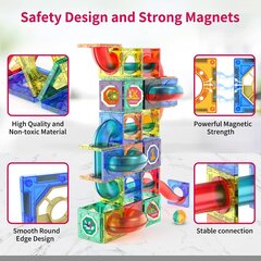 Magnetiline konstruktor, 148 osa, veerev pall, ühendub omavahel цена и информация | Конструкторы и кубики | kaup24.ee