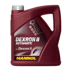 Automaatkäigukastiõli MANNOL Dexron II Automatic, 4L цена и информация | Другие масла | kaup24.ee