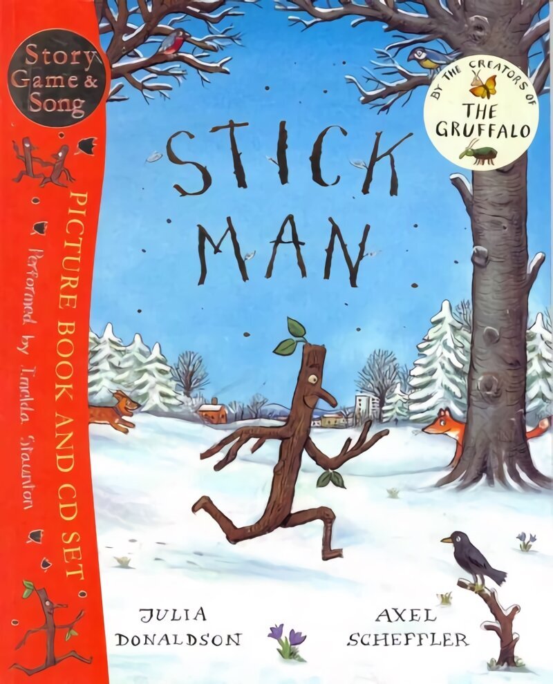 Stick Man Book & CD hind ja info | Väikelaste raamatud | kaup24.ee