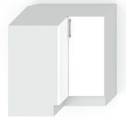 Угловой шкафчик Natalia White Gloss, белый цвет цена и информация | Кухонные шкафчики | kaup24.ee