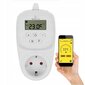WIFI nutikas elektrikerise kontroller - pistikupesa termostaat цена и информация | Taimerid, termostaadid | kaup24.ee