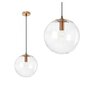 Lassi Rose Gold klaasist lamp 15 cm hind ja info | Rippvalgustid | kaup24.ee