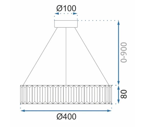 Kristall LED laevalgusti APP982-CP hind ja info | Rippvalgustid | kaup24.ee