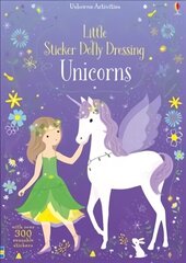 Little Sticker Dolly Dressing Unicorns цена и информация | Книги для малышей | kaup24.ee