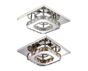 Crystal Square laevalgusti Plafond Glamour 8W APP405-C APP406-C APP405-C APP406-C hind ja info | Rippvalgustid | kaup24.ee