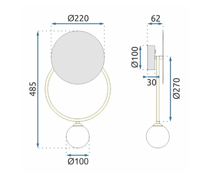 Seinalamp APP923-1W hind ja info | Seinavalgustid | kaup24.ee