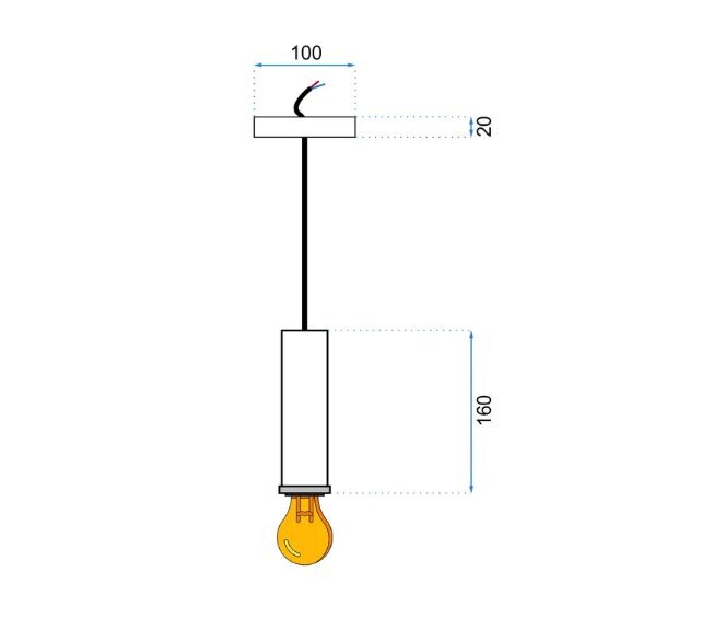 OSTI A rippvalgusti valge APP106-1CP hind ja info | Rippvalgustid | kaup24.ee