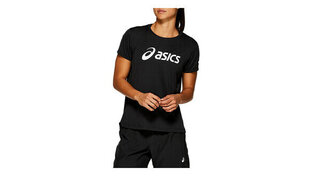 Naiste T-särk Asics Silver Asics Top, must цена и информация | Женские футболки | kaup24.ee