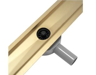 Rea Pure Neo Mirror Gold Pro 50 lineaarne drenaaž цена и информация | Душевые сливы | kaup24.ee