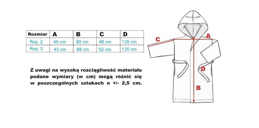 Laste hommikumantel Mouse 2 цена и информация | Tüdrukute hommikumantlid ja pidžaamad | kaup24.ee