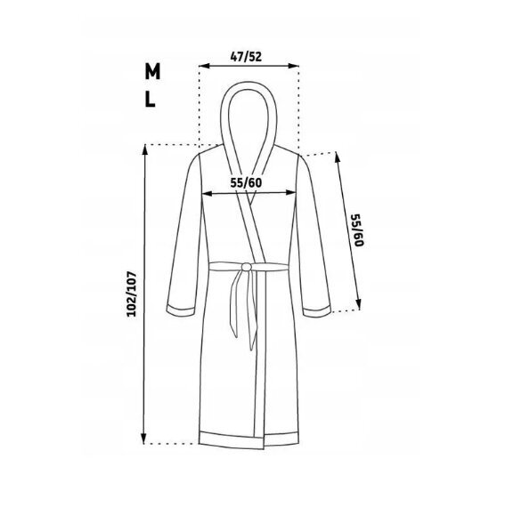 Naiste hommikumantel Jordan Black Navy цена и информация | Naiste hommikumantlid | kaup24.ee