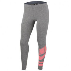 Tüdrukute treeningpüksid Nike Girls NSW Legging Favorite GX3, hall цена и информация | Штаны для девочек | kaup24.ee