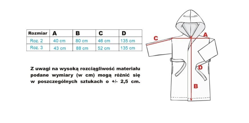 Beebi hommikumantel Teddy Bear 2 hind ja info | Tüdrukute hommikumantlid ja pidžaamad | kaup24.ee