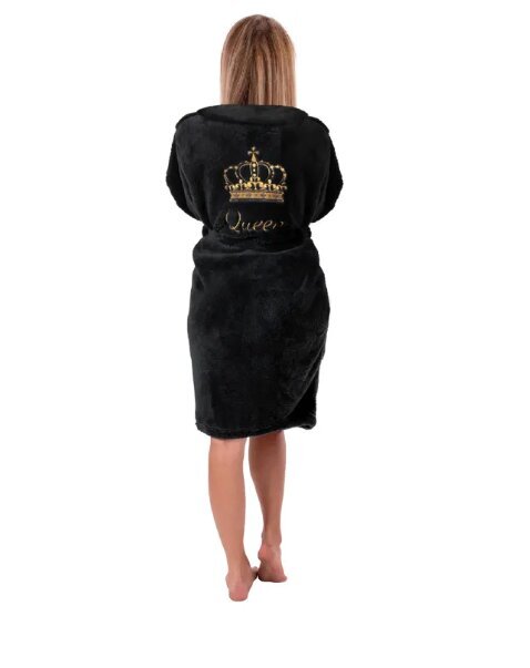 Queen Must tikitud naiste hommikumantel koos kraega hind ja info | Naiste hommikumantlid | kaup24.ee