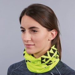 Шарф-труба Fischer Bandana, желтый/черный цена и информация | Воротник из шерсти мерино/ шарф серый InAvati AC010195-1 | kaup24.ee