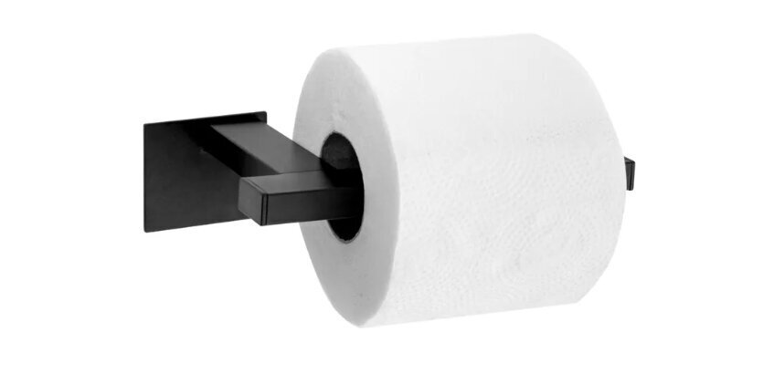 WC-paberihoidja matt must 392599 hind ja info | Vannitoa sisustuselemendid ja aksessuaarid | kaup24.ee