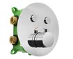 LUNGO MILER CHROME Varjatud dušikomplekt koos termostaadiga + karbiga цена и информация | Komplektid ja dušipaneelid | kaup24.ee