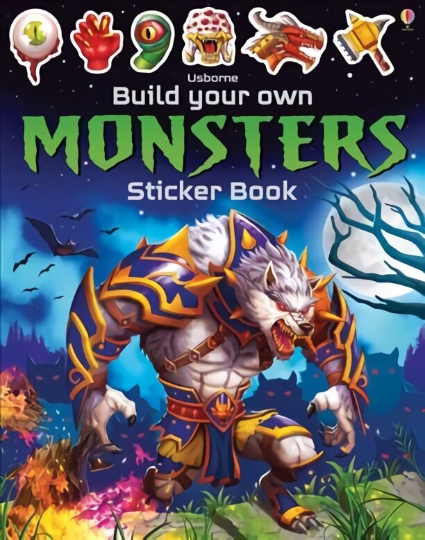 Build Your Own Monsters Sticker Book цена и информация | Väikelaste raamatud | kaup24.ee