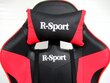 Mänguritool R-Sport K3, massaažifunktsiooniga, punane/must цена и информация | Kontoritoolid | kaup24.ee