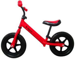 Балансировочный велосипед R7, 12', красный цена и информация | Балансировочные велосипеды | kaup24.ee