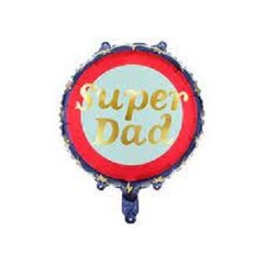 Fooliumist õhupall "Super Dad", 45 cm hind ja info | Õhupallid | kaup24.ee