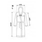 Naiste hommikumantel Jordan Black Navy hind ja info | Naiste hommikumantlid | kaup24.ee