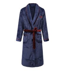 Meeste hommikumantel Roger Navy Red цена и информация | Мужские халаты, пижамы | kaup24.ee