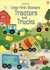 Little First Stickers Tractors and Trucks цена и информация | Книги для малышей | kaup24.ee