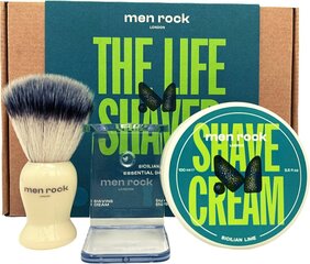 Набор средств для бритья Men Rock The Life Shaver Sicilian Lime Essential Shaving Kit цена и информация | Косметика и средства для бритья | kaup24.ee