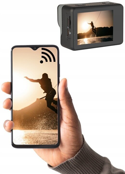 Wi-Fi spordikaamera Go Pro4U + 32GB micro-SD Kaart hind ja info | Seikluskaamerad | kaup24.ee