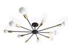 Lamp Spider 10 Black Gold APP503-10C hind ja info | Rippvalgustid | kaup24.ee