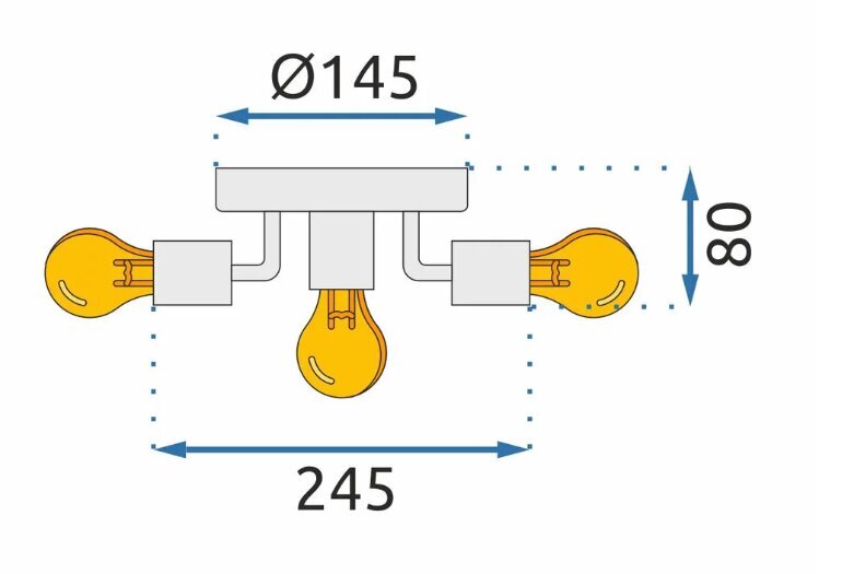 Laevalgusti metallist reflektoriga kuldne APP708-5c цена и информация | Rippvalgustid | kaup24.ee