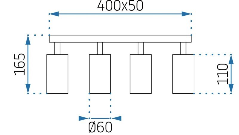 LAE- / SEINALAMP KOHTVALGUSTI APP940-4C цена и информация | Rippvalgustid | kaup24.ee