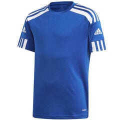 Poiste T-Särk Adidas Squad 21 Jsy Y Blue GK9151 hind ja info | Poiste särgid | kaup24.ee