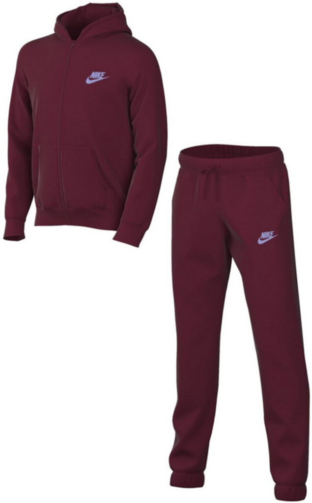 Nike Spordikostüümid U Nsw Trk Suit Core Bordeaux BV3634 638 BV3634 638/S цена и информация | Poiste kampsunid, vestid ja jakid | kaup24.ee