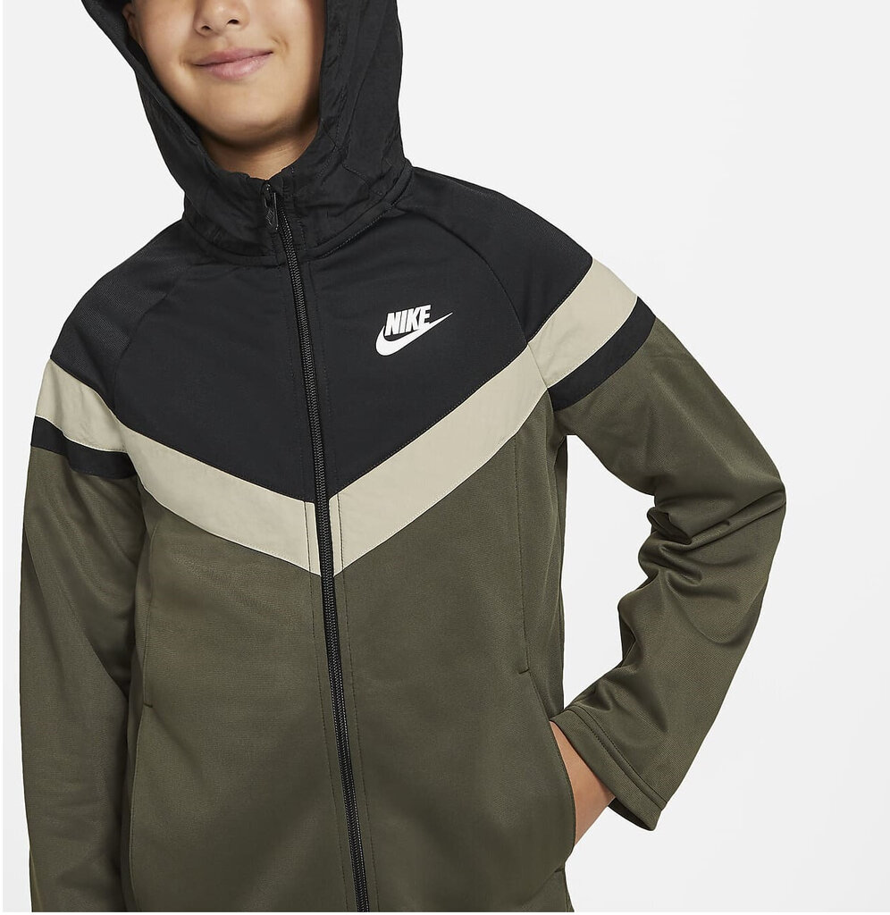 Nike Spordikostüümid U Nsw Poly Wvn Ovrly Green CU9202 325 CU9202 325/L цена и информация | Komplektid poistele | kaup24.ee