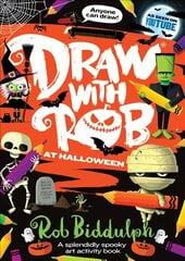 Draw With Rob at Halloween hind ja info | Väikelaste raamatud | kaup24.ee