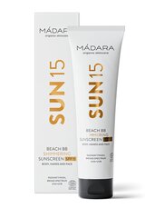 Sädelev päikesekaitsekreem BB keha- ja näokreem SPF 15 Beach BB (Shimmering Sunscreen) 100 ml hind ja info | Päikesekreemid | kaup24.ee