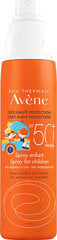 Päikesekaitse Sprei Lastele Avene Spf50+ (200 ml) hind ja info | Päikesekreemid | kaup24.ee